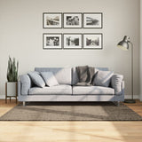 VidaXL tapis istan poils longs brillant 120x170 cm gris