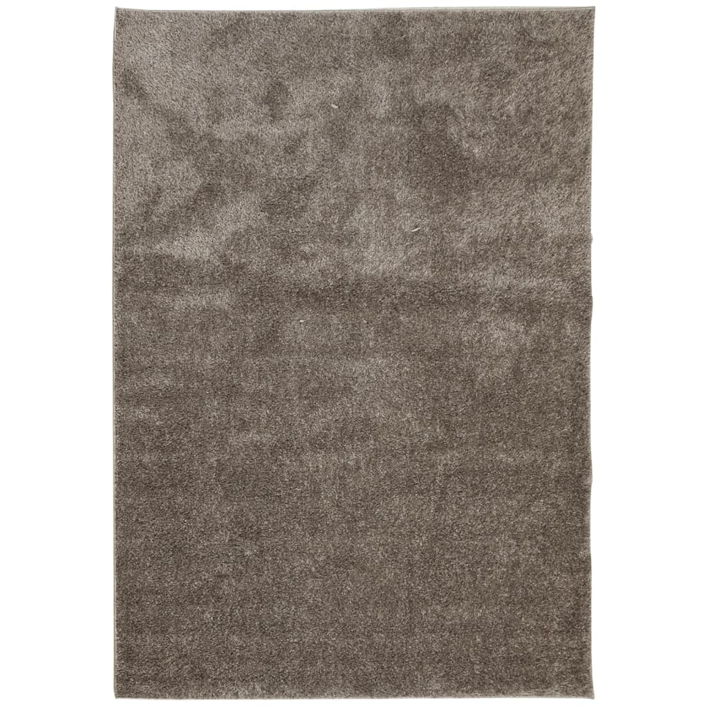 Vidaxl Rug Istan Pila alto Glojy 160x230 cm de gris