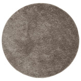 Vidaxl tapis istan poils longs brillant ø 160 cm gris