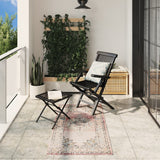 VidaXL tapis Arbizu intérieur et extérieur style vintage 80x150 cm
