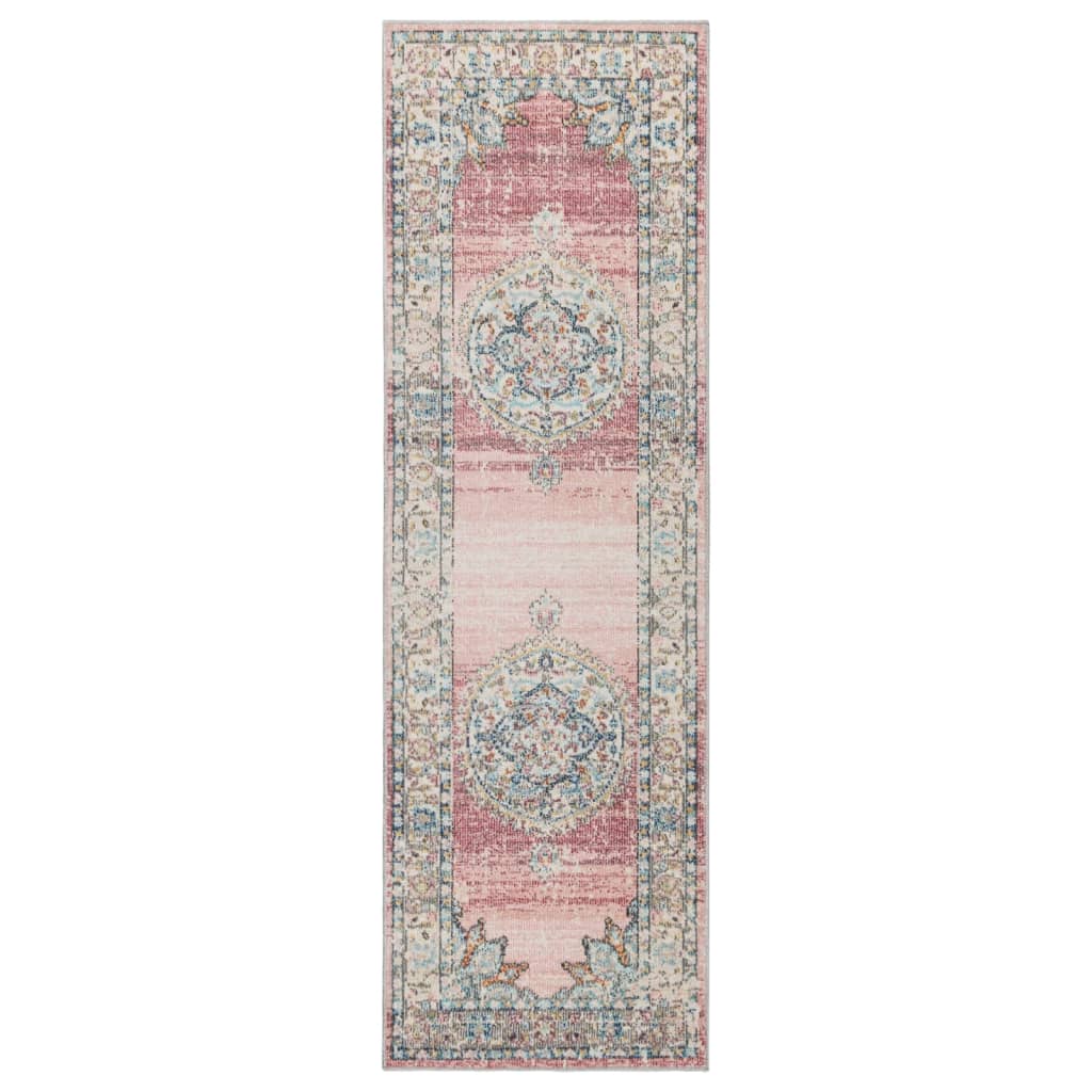 VidaXL tapis Arbizu intérieur et extérieur style vintage 80x250 cm