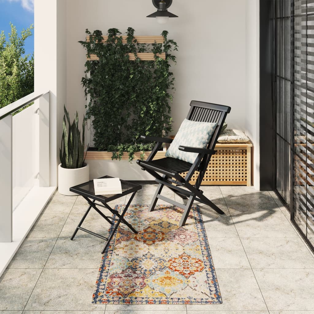 VidaXL tapis Arbizu intérieur et extérieur style vintage 80x150 cm