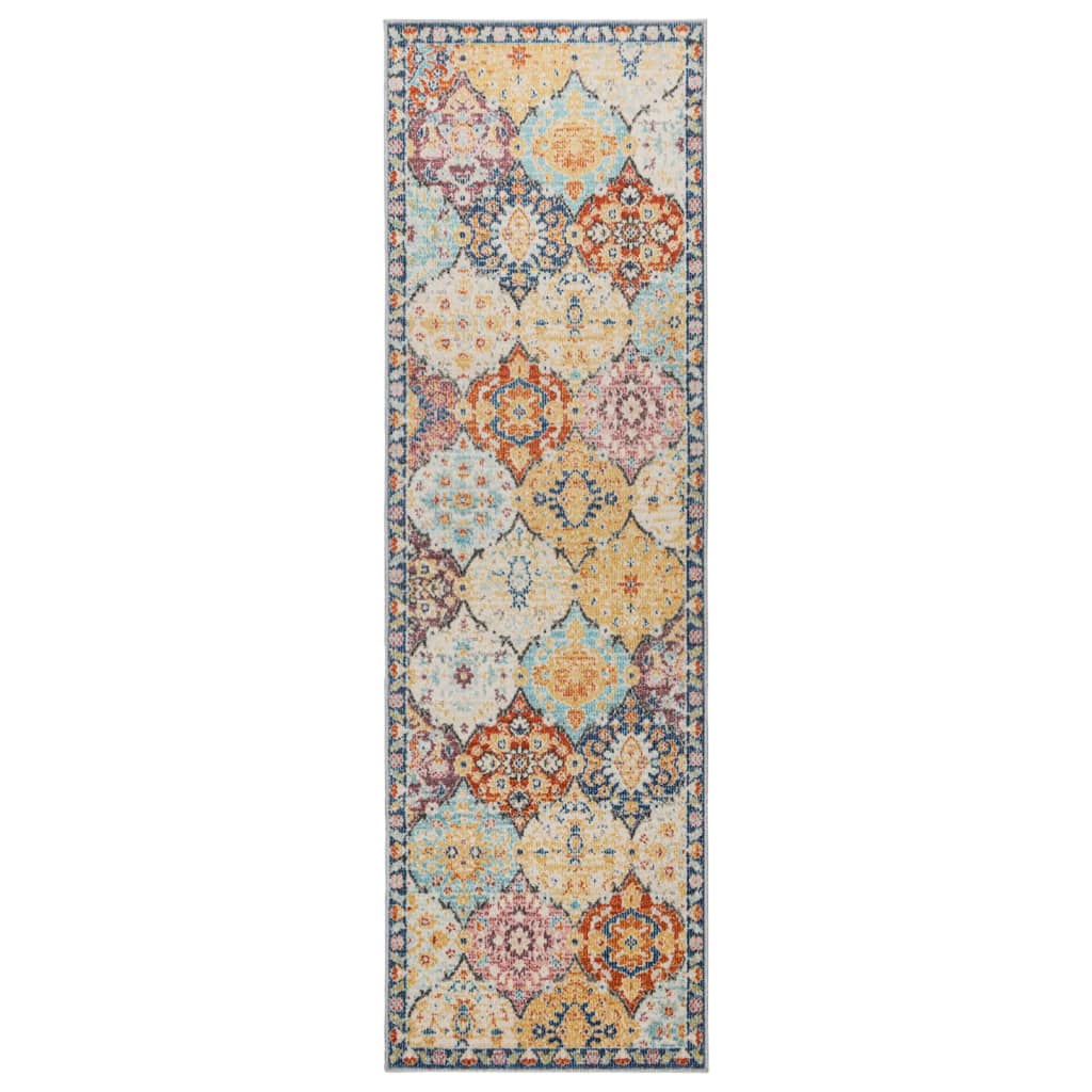VidaXL tapis Arbizu intérieur et extérieur style vintage 80x250 cm