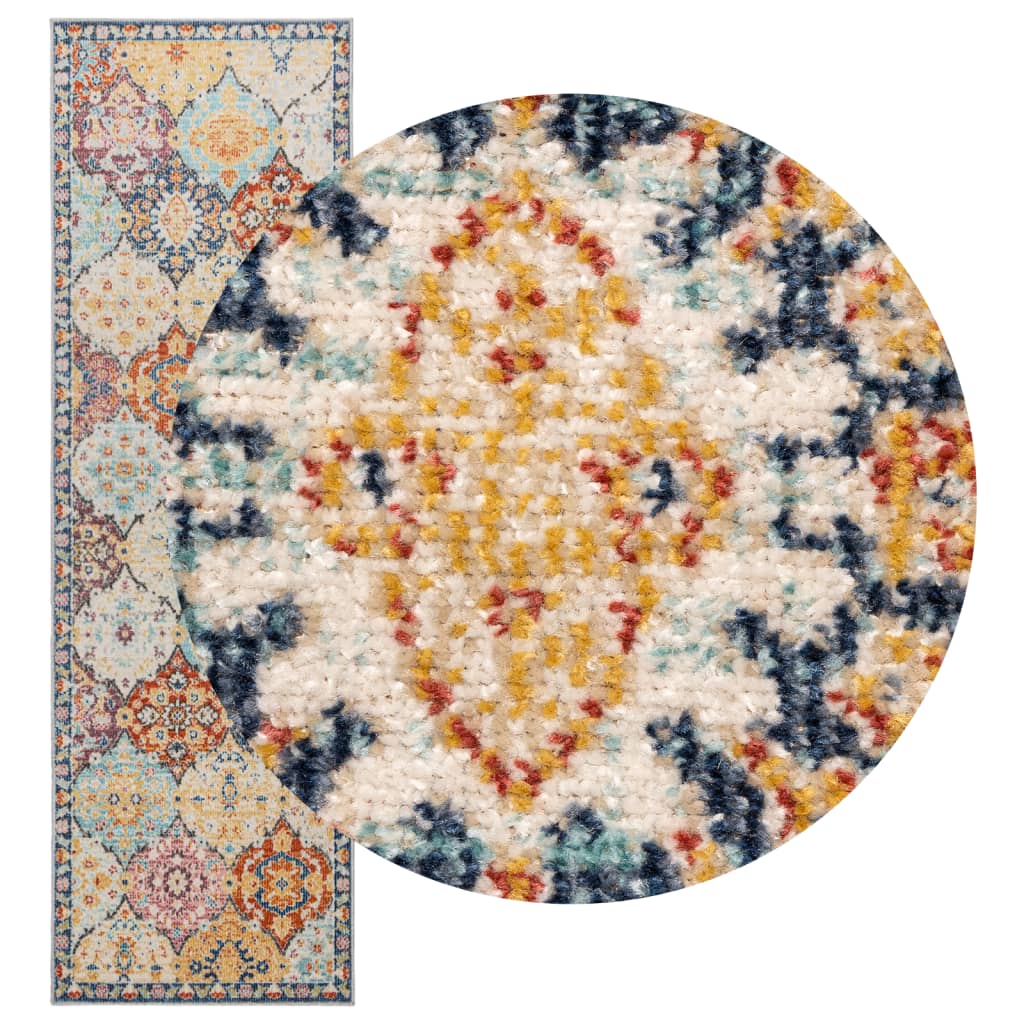VidaXL tapis Arbizu intérieur et extérieur style vintage 80x250 cm