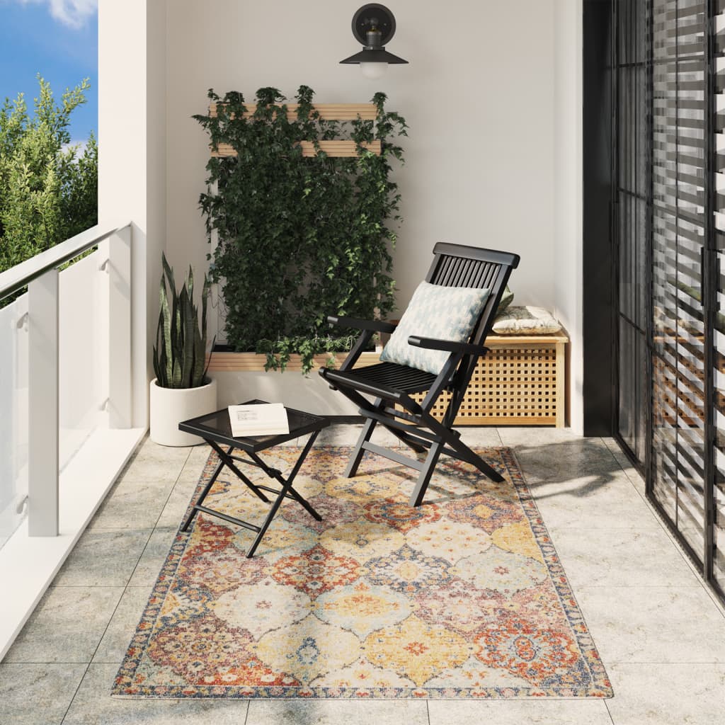 Vidaxx tapis arbizu intérieur et extérieur style vintage 140x200 cm