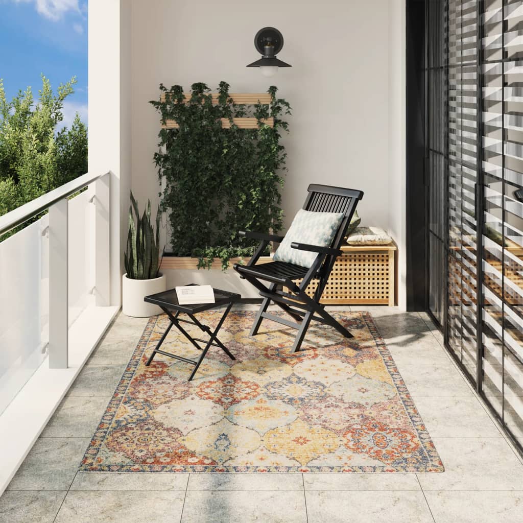 VidaXL tapis Arbizu intérieur et extérieur style vintage 160x230 cm