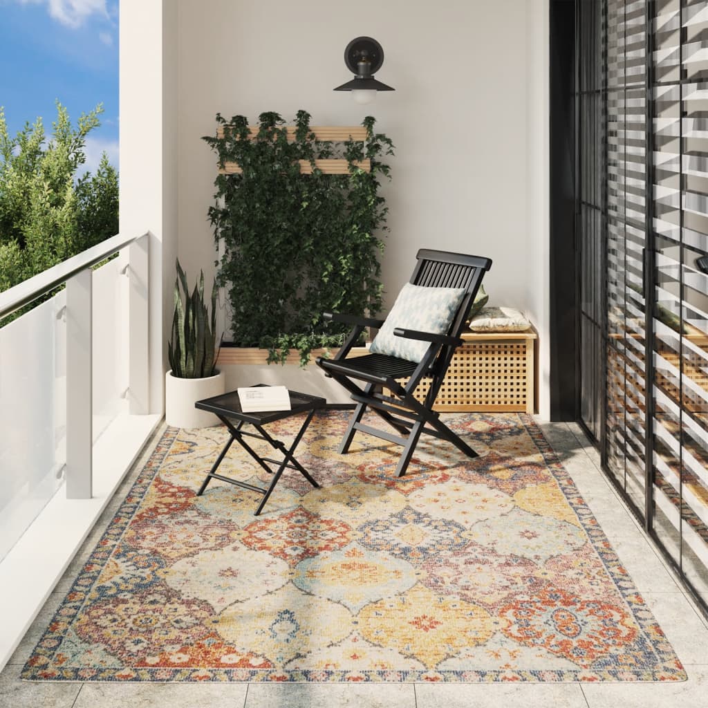VidaXL tapis Arbizu intérieur et extérieur style vintage 200x280 cm