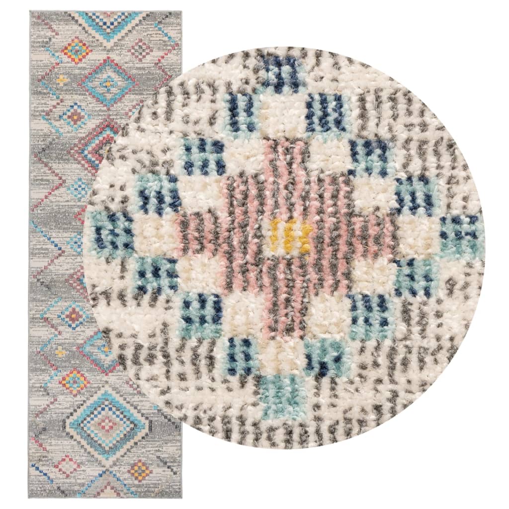 VidaXL tapis Arbizu intérieur et extérieur style vintage 80x250 cm