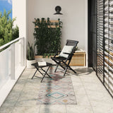 VidaXL tapis Arbizu intérieur et extérieur style vintage 80x250 cm