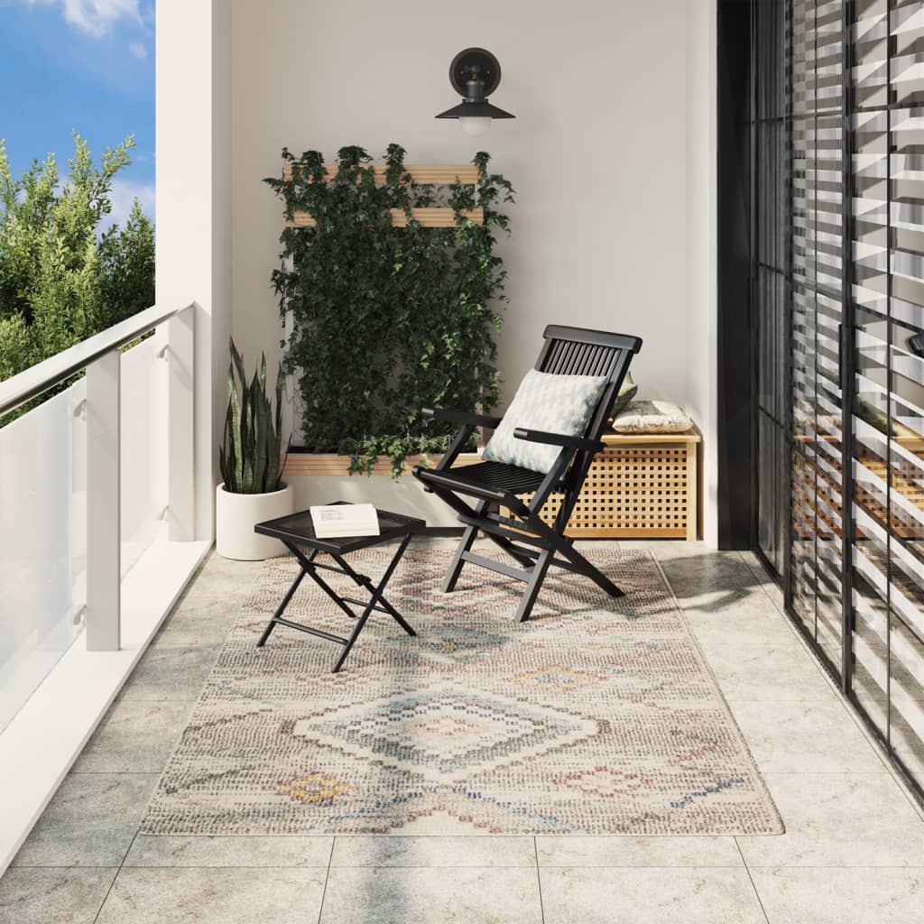 VidaXL tapis Arbizu intérieur et extérieur style vintage 160x230 cm