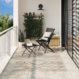VidaXL tapis Arbizu intérieur et extérieur style vintage 160x230 cm