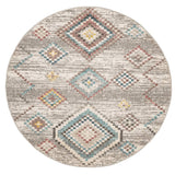 VidaXL tapis Arbizu intérieur et extérieur style vintage ø 120 cm