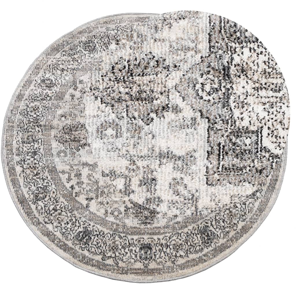 VidaXL tapis Arbizu intérieur et extérieur style vintage ø 120 cm