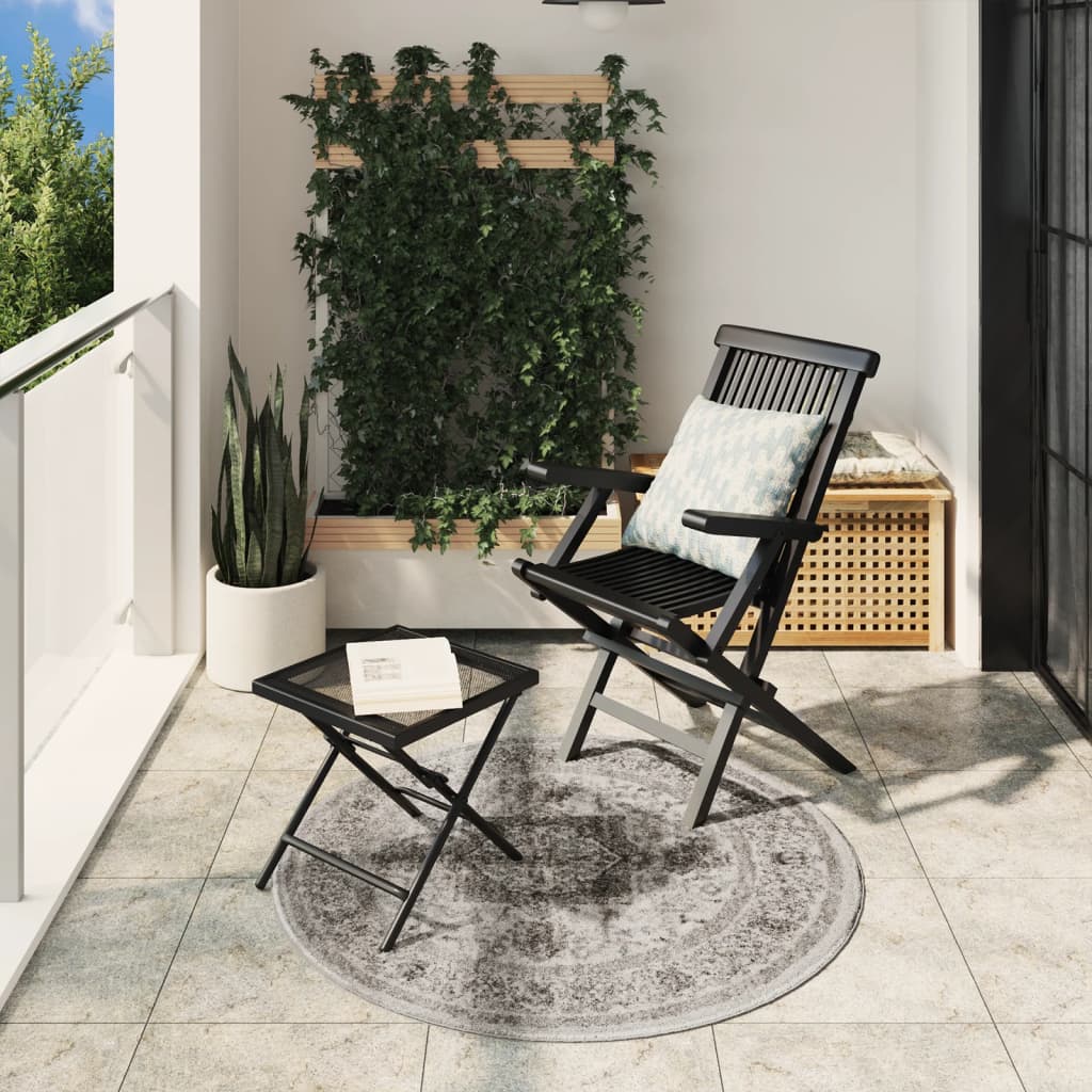VidaXL tapis Arbizu intérieur et extérieur style vintage ø 120 cm