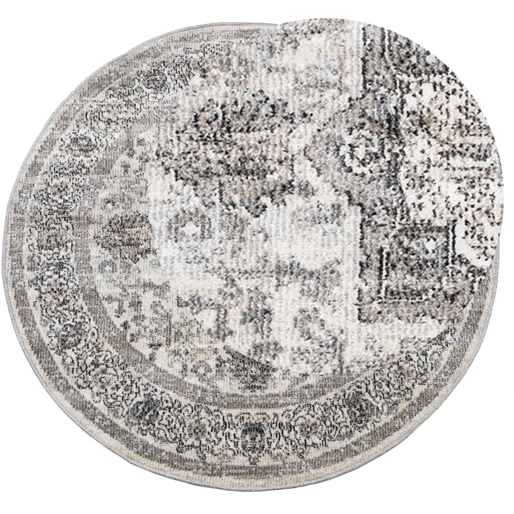 VidaXL tapis Arbizu intérieur et extérieur style vintage ø 200 cm