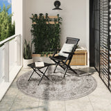 VidaXL tapis Arbizu intérieur et extérieur style vintage ø 200 cm