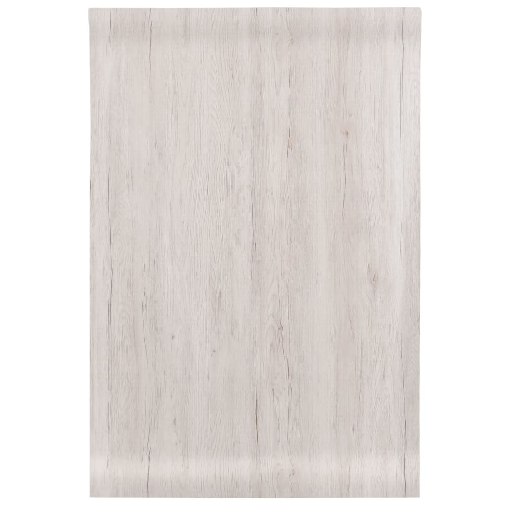 Vidaxl meuble huile auto-adhésive 90x500 cm PVC Wood Look