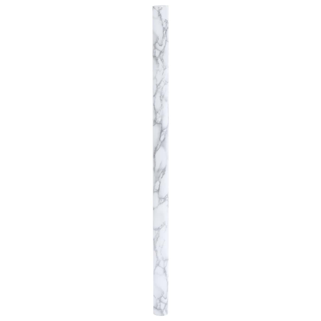 Vidaxl Furniture oil Self -adhesive 90x500 cm PVC Marble White