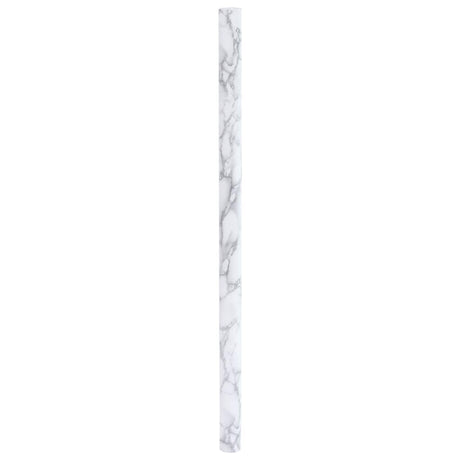 VidaXL Film pour meubles autocollant 90x500 cm PVC marbre blanc