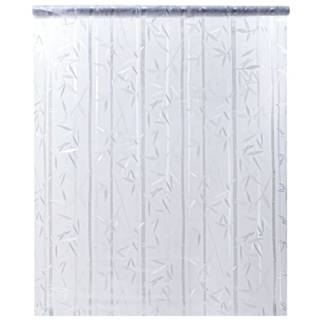 VidaXL Window foils 2 st mat bamboo pattern PVC