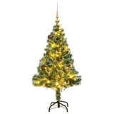 Vidaxl KunstKerstboom 150 LED vánoční koule a sníh 150 cm