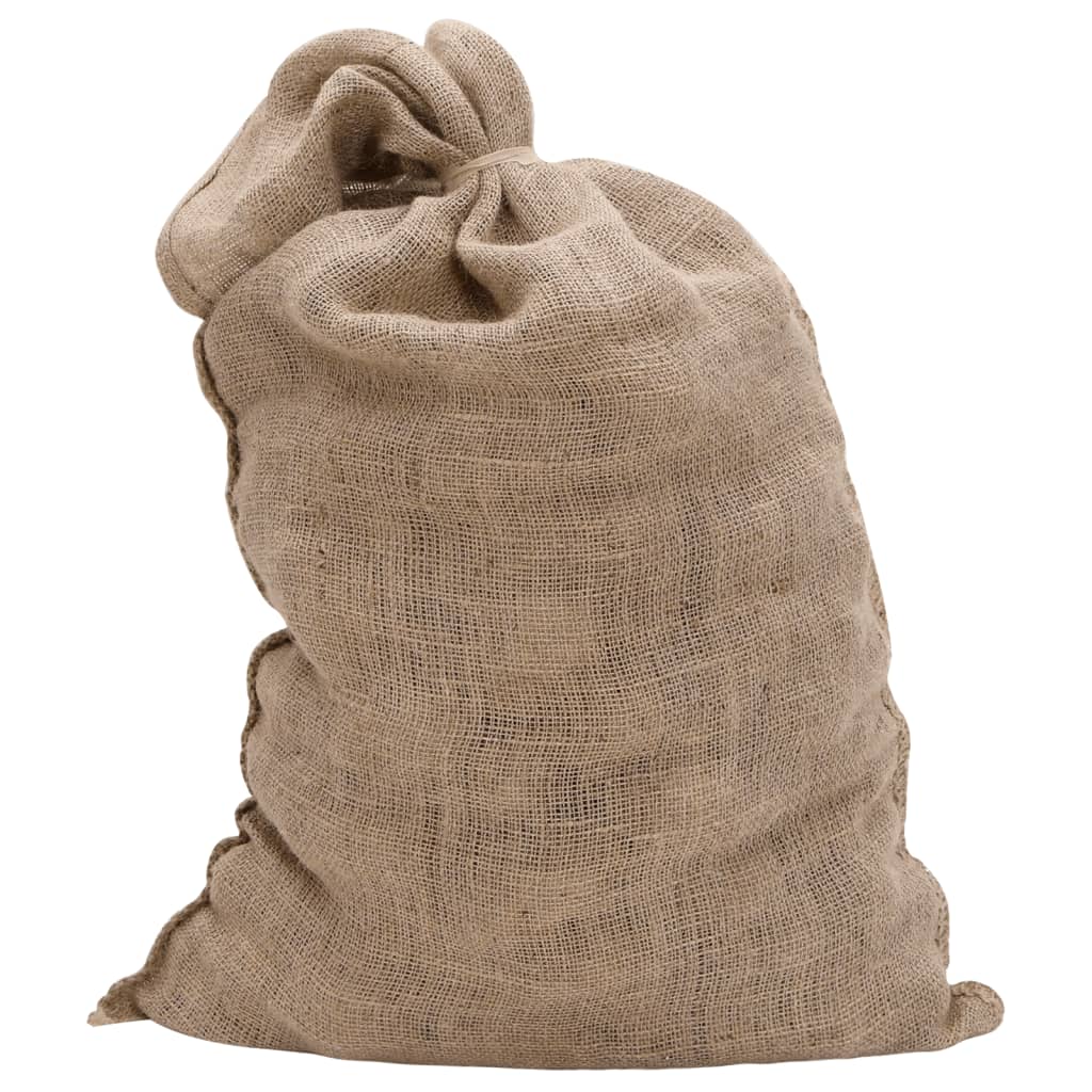 Vidaxl Jute Bags 10 stykker 220 g m² 60x105 cm 100% jute