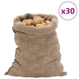 Vidaxl Jute Sacs 30 pièces 220 g m² 60x105 cm 100% jute