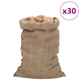 Vidaxl vrečke za jute 30 kosov 340 g m² 60x105 cm 100% juta