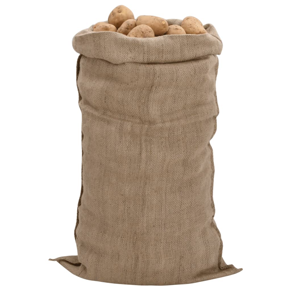 Sacs de jute Vidaxx 30 pièces 340 g m² 65x135 cm 100% jute