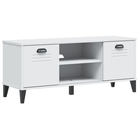 Vidaxx banc à chaussures viken 106x35x45 cm bois d'ingénierie blanc