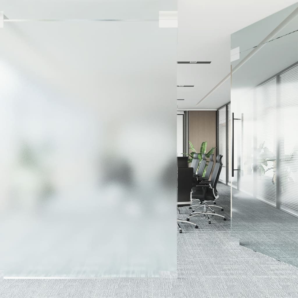 Vidaxl window film static matte transparent gray 60 x 500 cm PVC