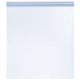 Film vidaxl film statique mate transparent gris 60 x 1000 cm PVC