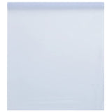 Película de ventana de Vidaxl Matte estático transparente blanco 45x500 cm PVC