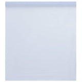 Vidaxl window film static matte transparent white 45x1000 cm PVC