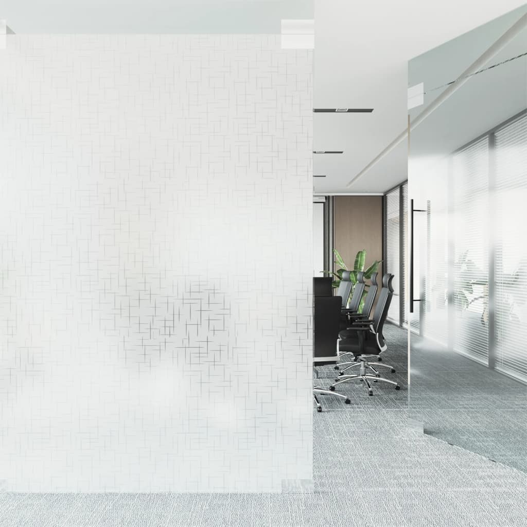 Vidaxl Window Film Star Mønster Mat 60x500 cm PVC