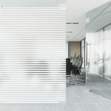 Vidaxx film pour fenêtre motif à rayures mat 60x500 cm PVC