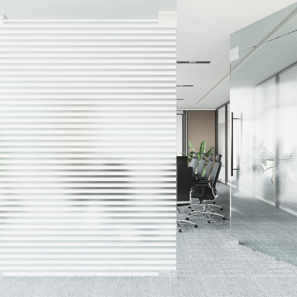 Vidaxx film pour fenêtre motif à rayures mat 90x500 cm PVC