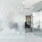 Vidaxl Window Film Flower Mat 60x500 cm PVC