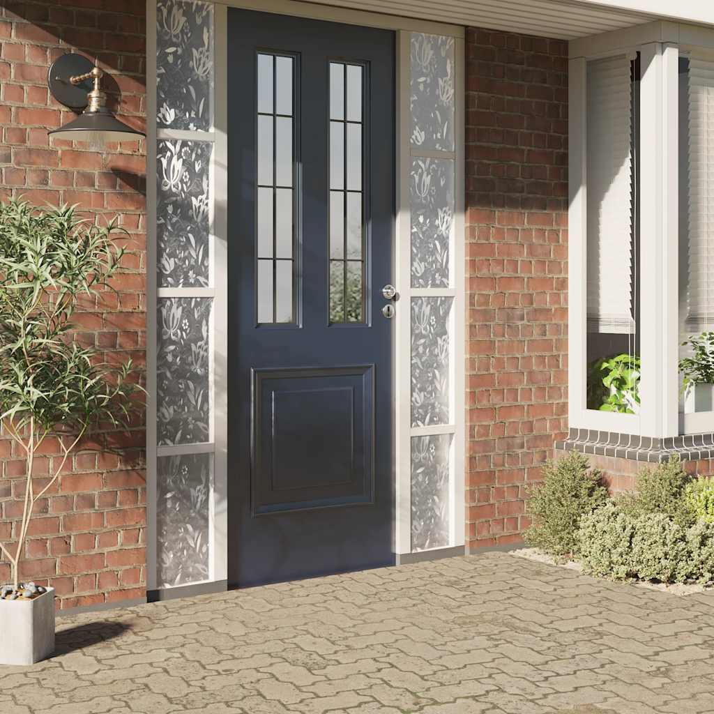 Vidaxx film pour fenêtre motif floral mat 90x500 cm PVC