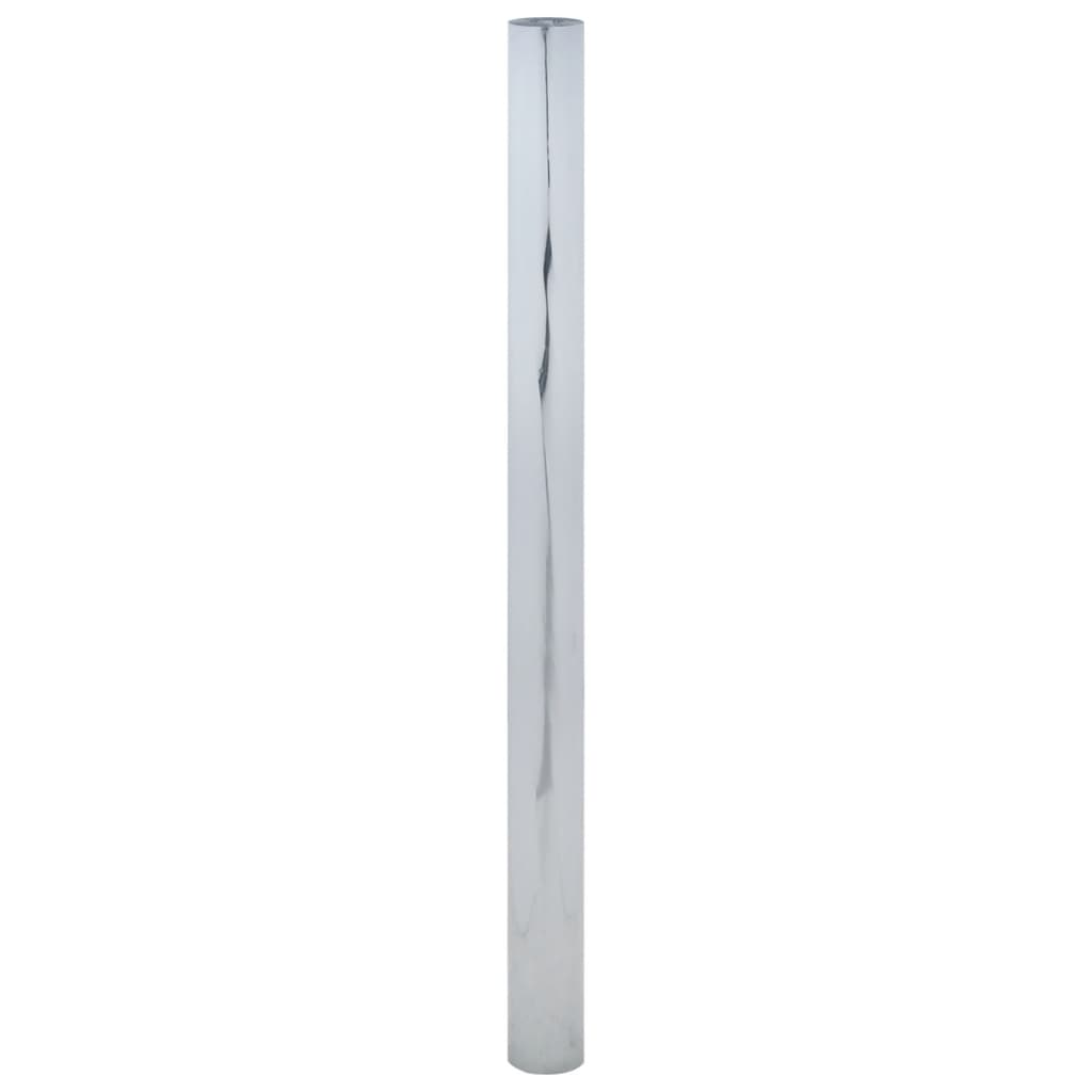 Vidaxx film solaire réfléchissant statique 90x500 cm PVC couleur argent