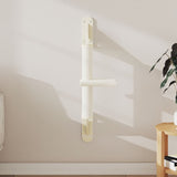 Vidaxl meuble mural pour chat avec griffoir 85,5 cm couleur crème