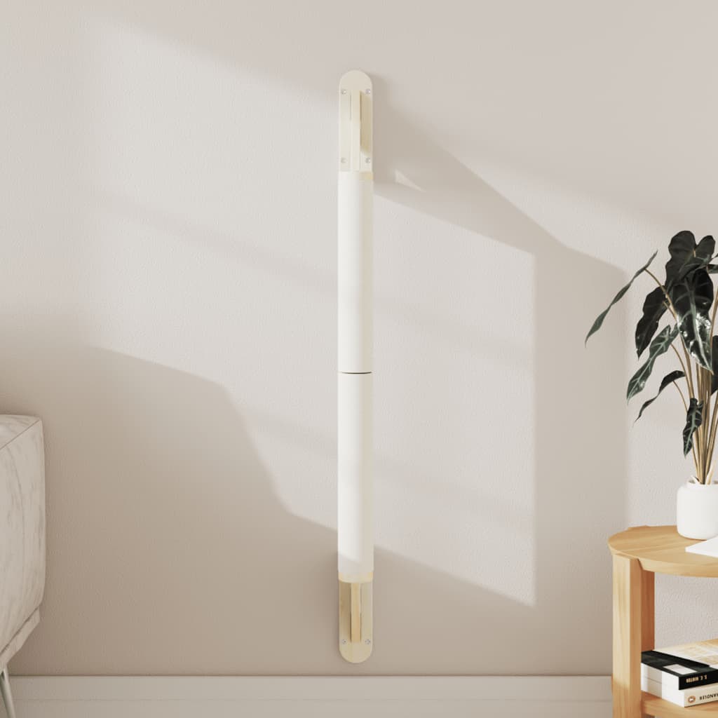 Vidaxl Kaz kraazt Pole Mauer -Monted 109 cm Sisal