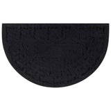 Vidaxx paillasson semi-circulaire 45x75 cm caoutchouc et fibre de coco