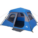 Vidaxl Family 6-person Waterproof Fast Disconnecting Blue