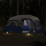 Vidaxl Tent Implay de 9 personas con verde LED claro