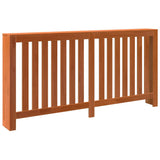 Vidaxx caisson de radiateur 169x19x84 cm en bois de pin massif, marron lavé