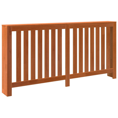 Vidaxx caisson de radiateur 169x19x84 cm en bois de pin massif, marron lavé