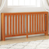 Vidaxx caisson de radiateur 169x19x84 cm en bois de pin massif, marron lavé