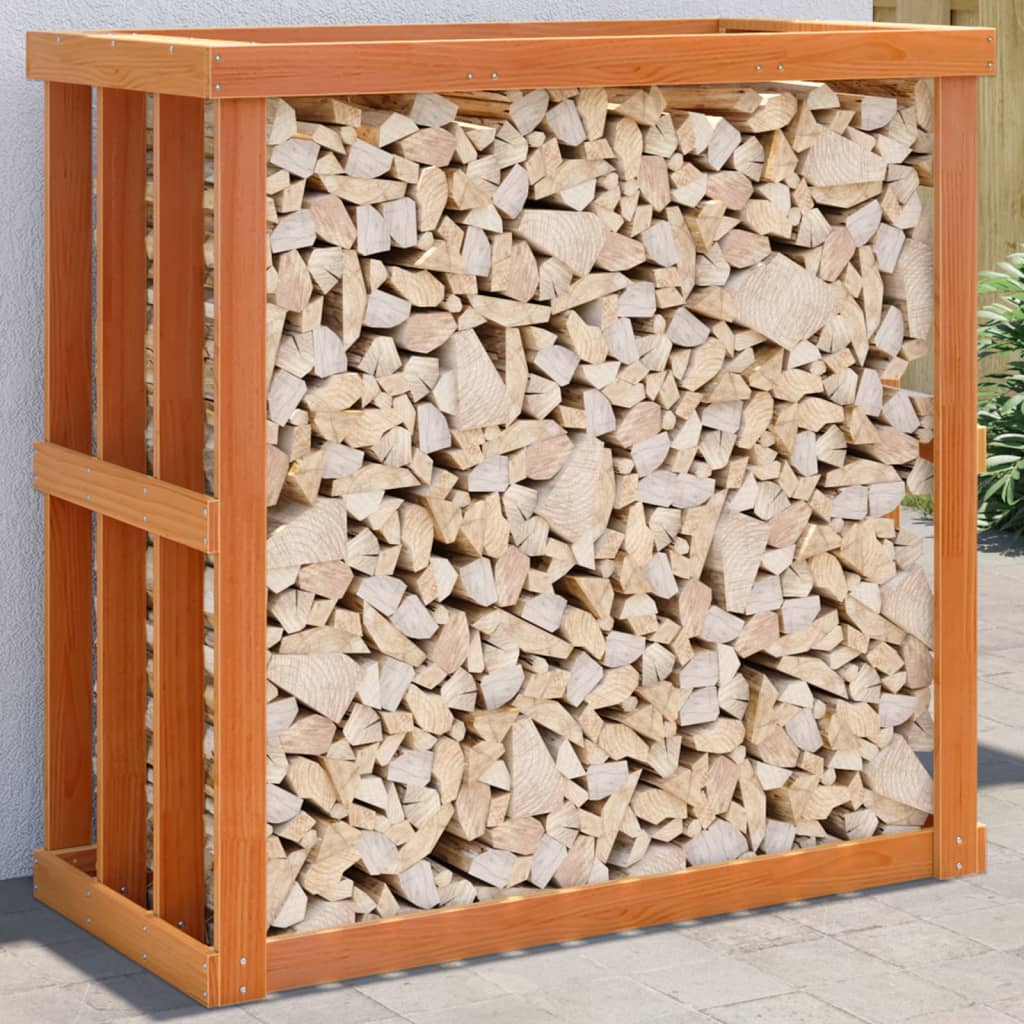 Porta a blocchi in legno Vidaxl 108x52x106 cm Basco di pino solido