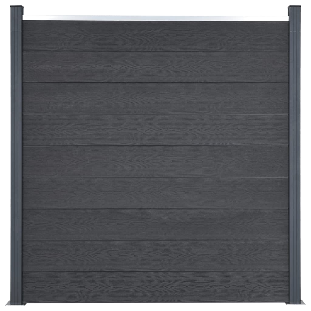 Panel de cerca de Vidaxl Conjunto de 526x186 cm HKC Gray